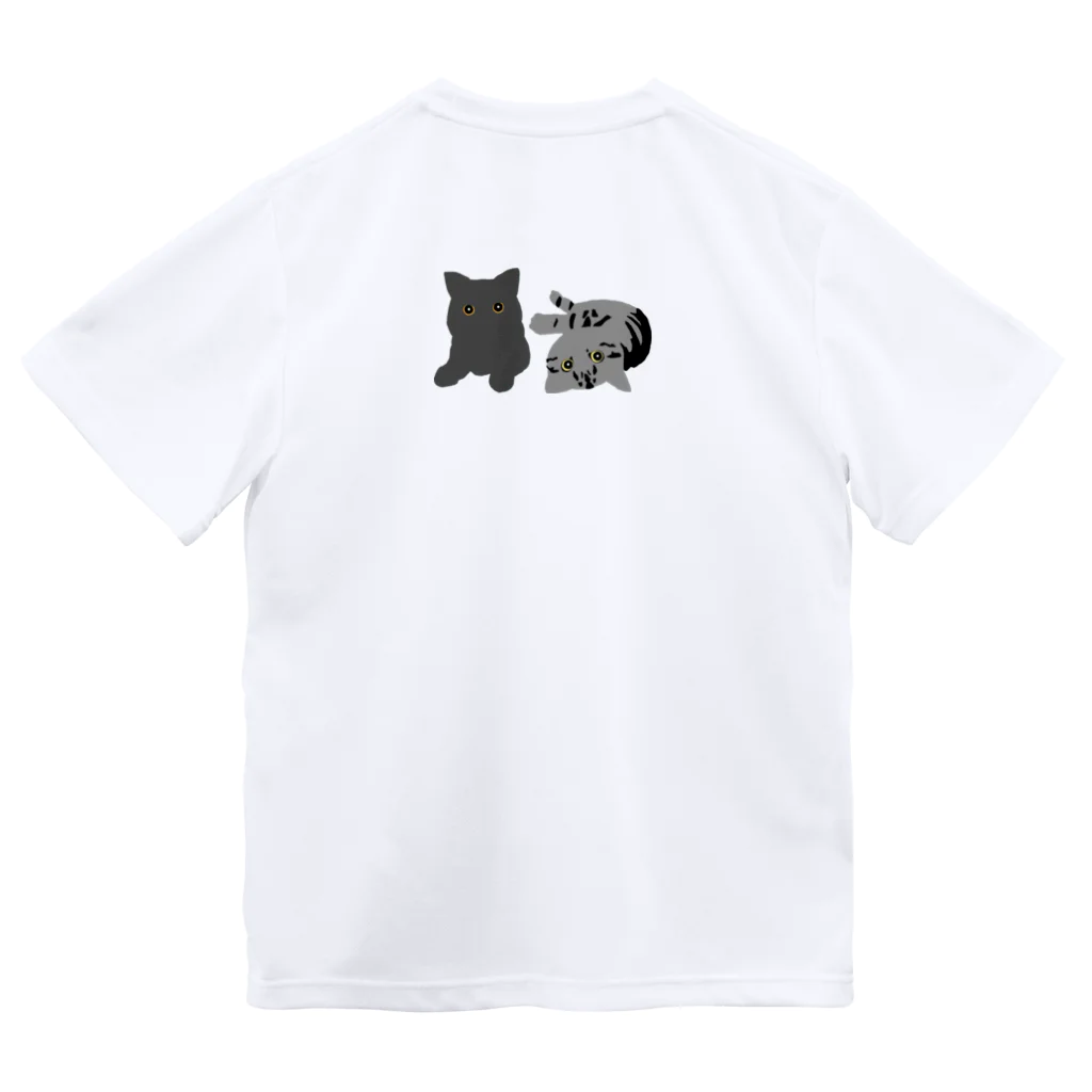 tabby_sassのタビーとサスケ ドライTシャツ