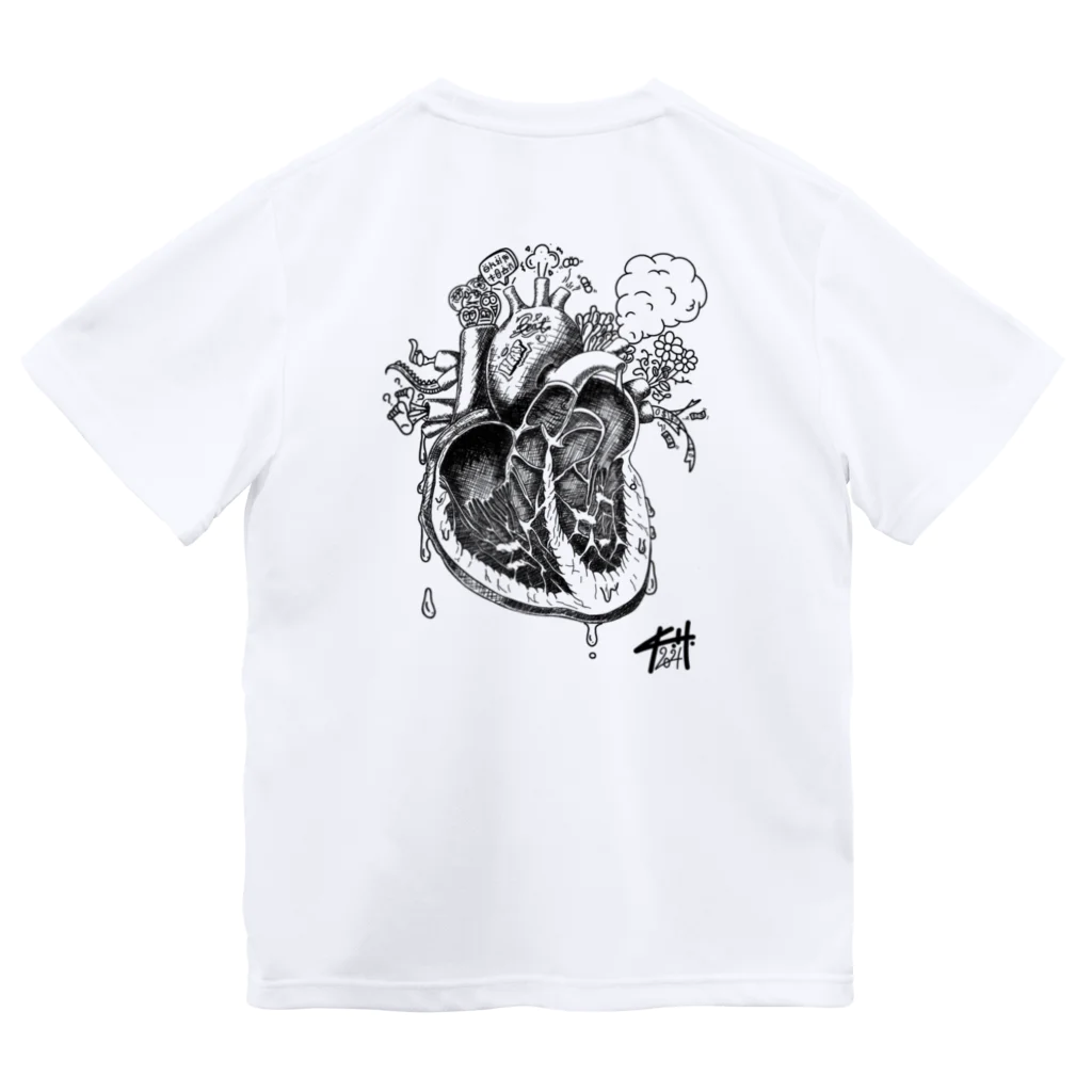 The Sleep WalkersのHeart ドライTシャツ