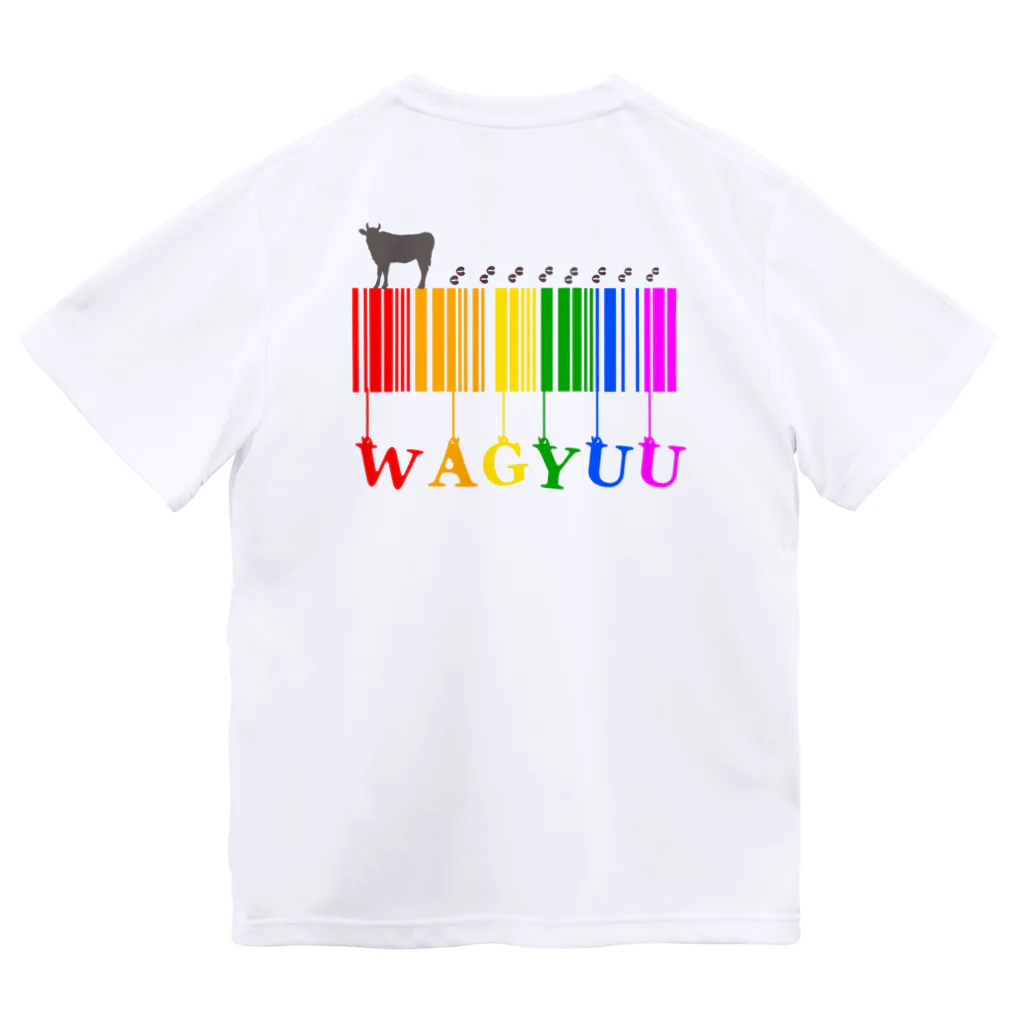 🐂MooMoo🐂のWagyuu(カラフル) ドライTシャツ