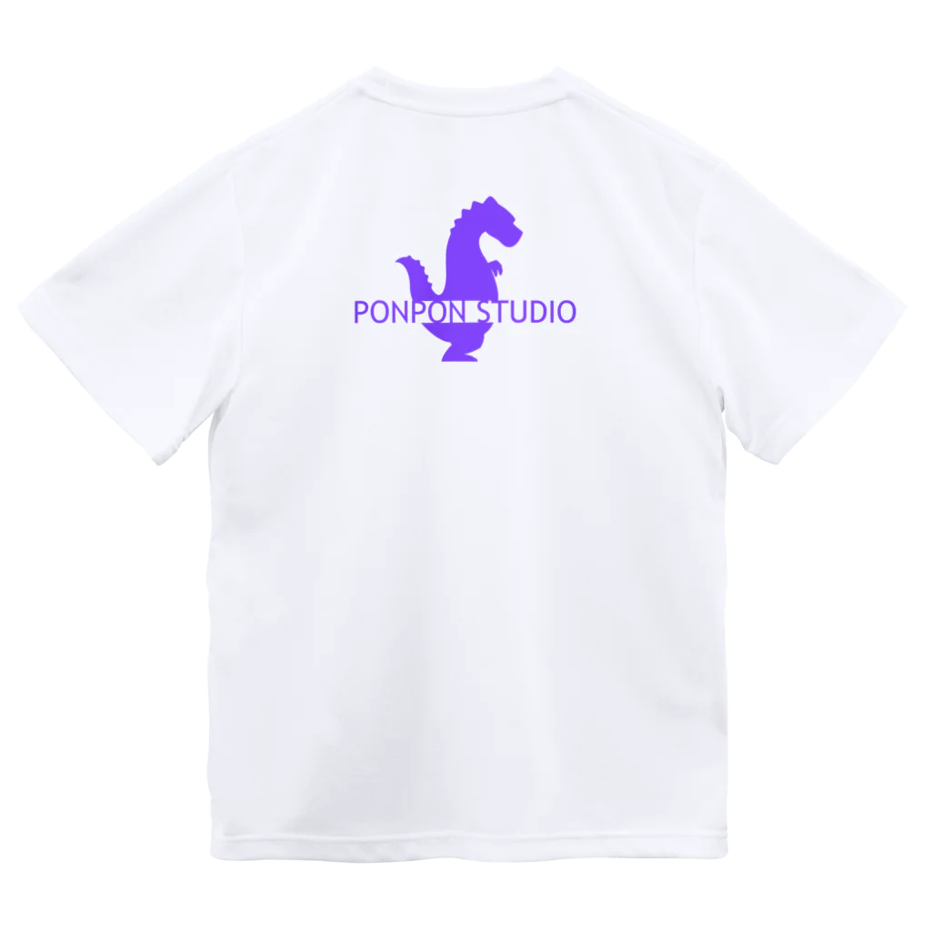 PONPON STUDIOのビッグ［PONPON FRIENDS SERIES］ ドライTシャツ