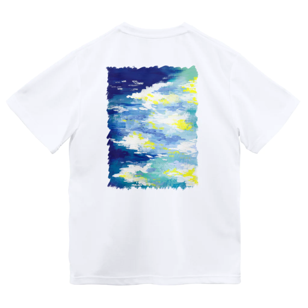 sketchbook shopの青の淵（バックプリント） Dry T-Shirt