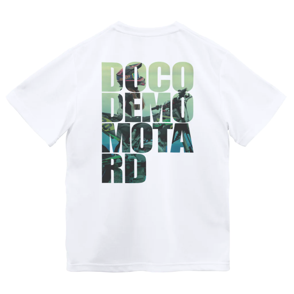 ドコデモモタード*DOCOMOTAのDOCODEMO MOTARD THE SIMPLE TYPO + Mayaaan　Duotone Dry T-Shirt