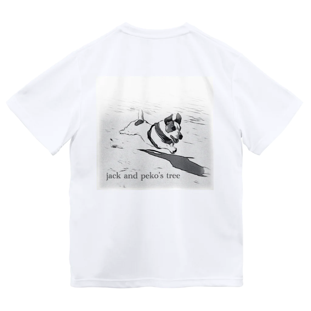 ジャックとペコの木のflying dog ペコ Dry T-Shirt