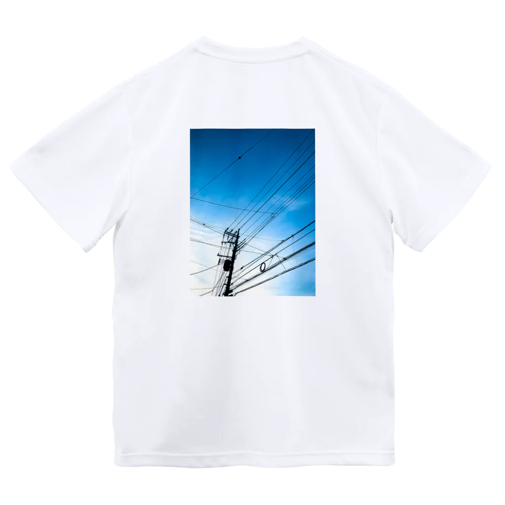 もず黒の青空グラフィック Dry T-Shirt