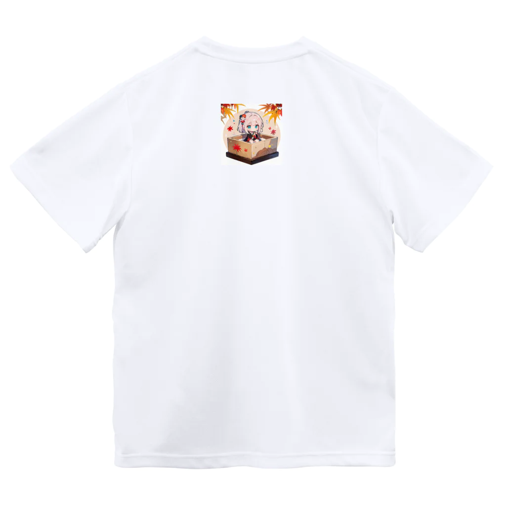 那須モバイル店の帽子を被る女の子 Dry T-Shirt