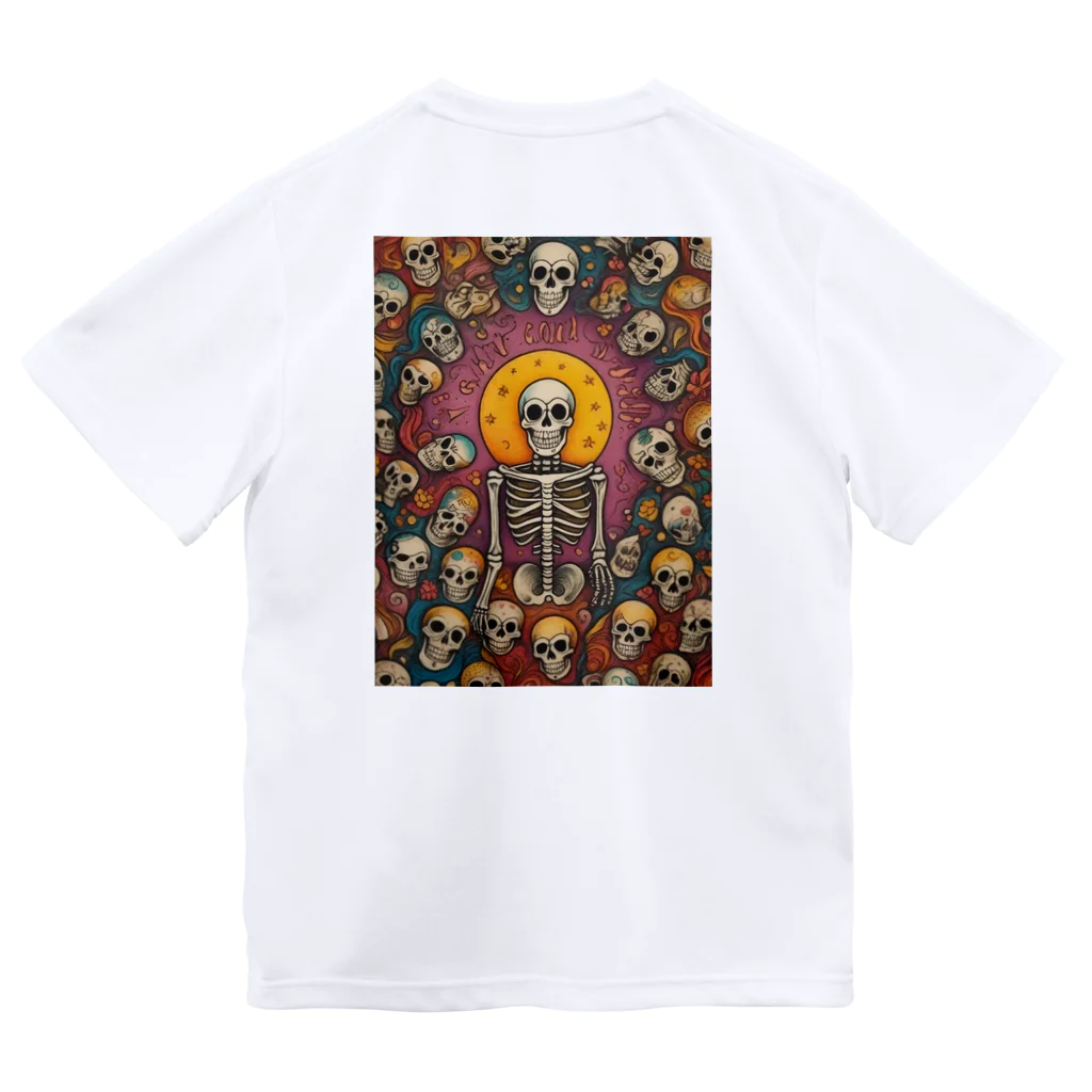 Skull sectionの月とドクロ ドライTシャツ