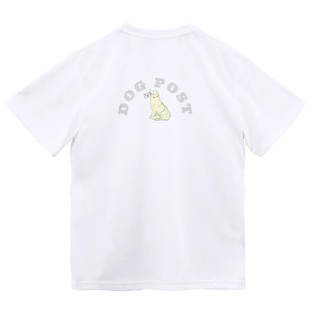 月夜のタツノオトシゴのDog Post Dry T-Shirt