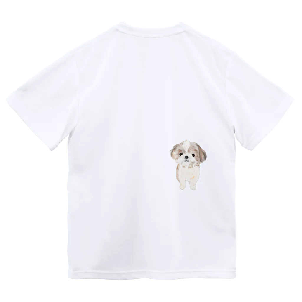 hanapecha_wannyanのシーズーちゃんおすましポーズ ドライTシャツ