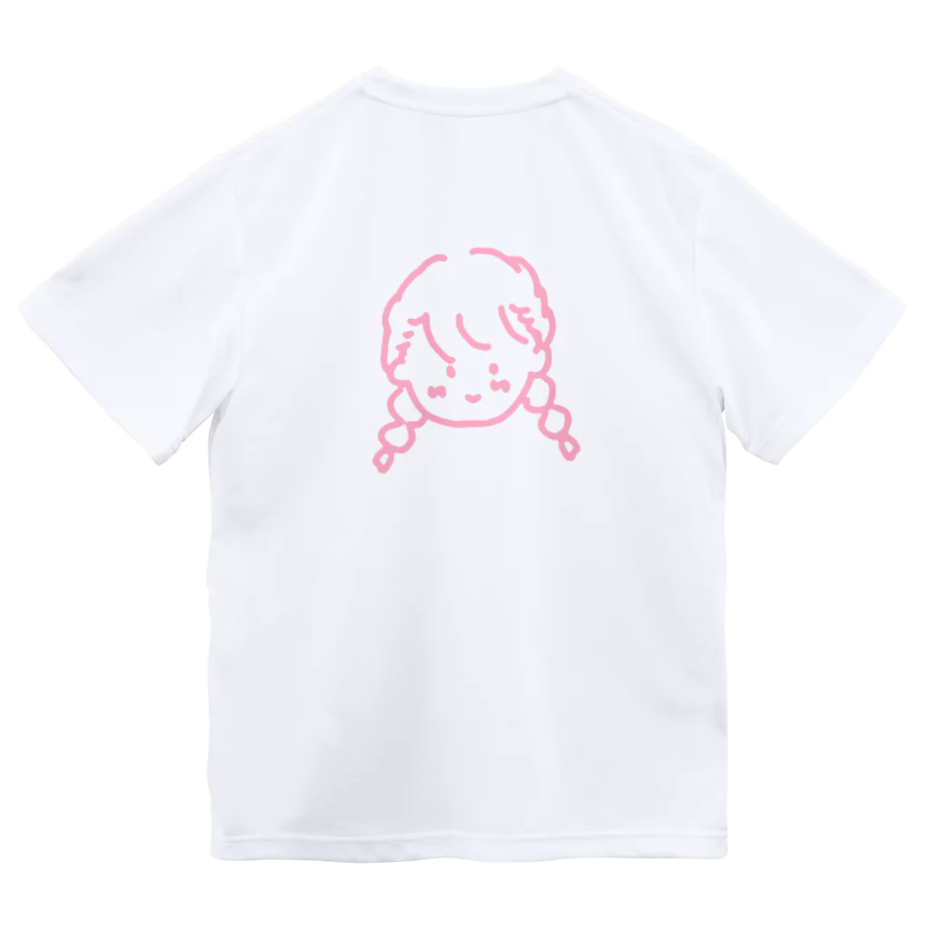 工藤綾乃【 Sunflower綾乃🌻 】のおさげ綾乃ちゃん(淡いピンク) Dry T-Shirt