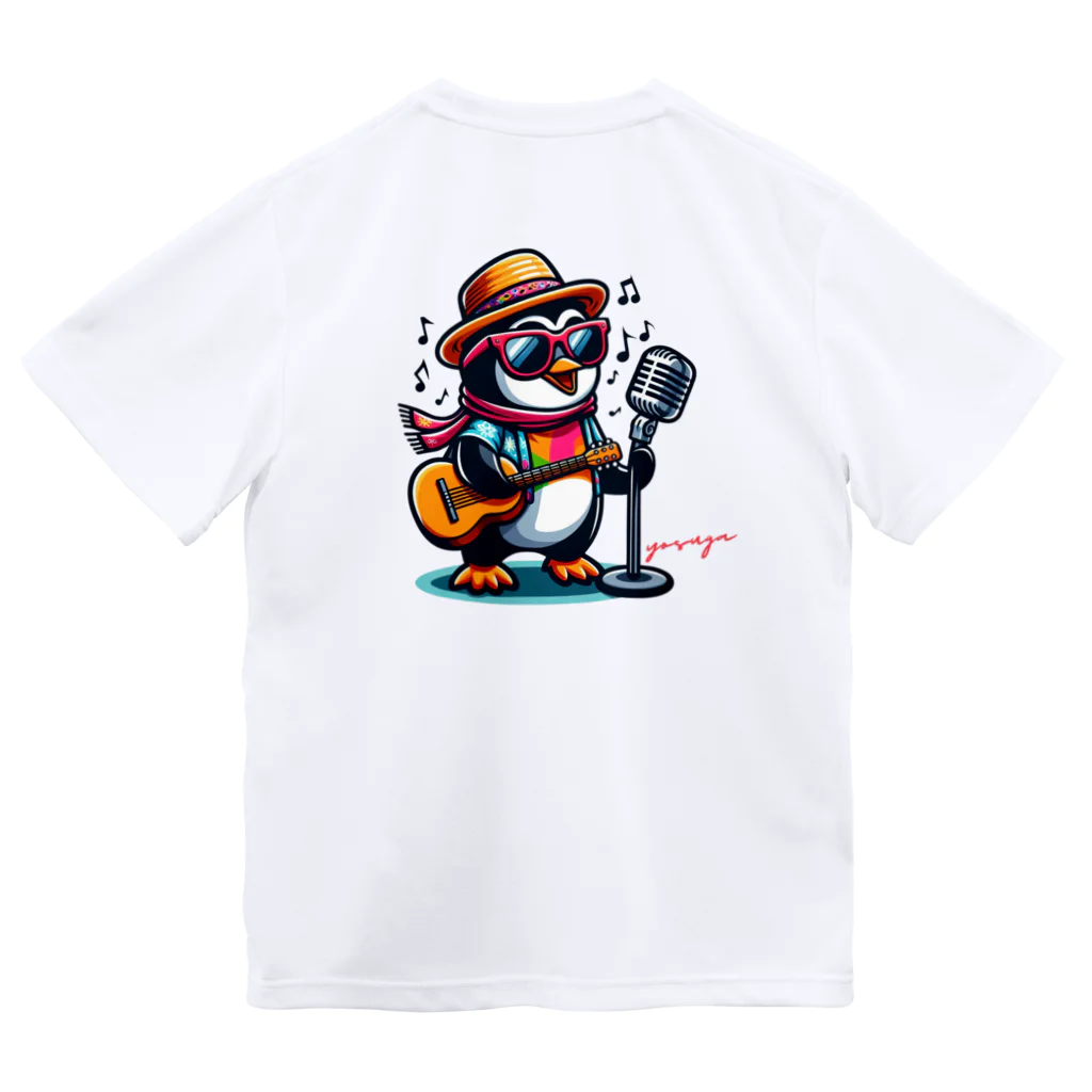 yosuga-aの陽気なペンギン ドライTシャツ