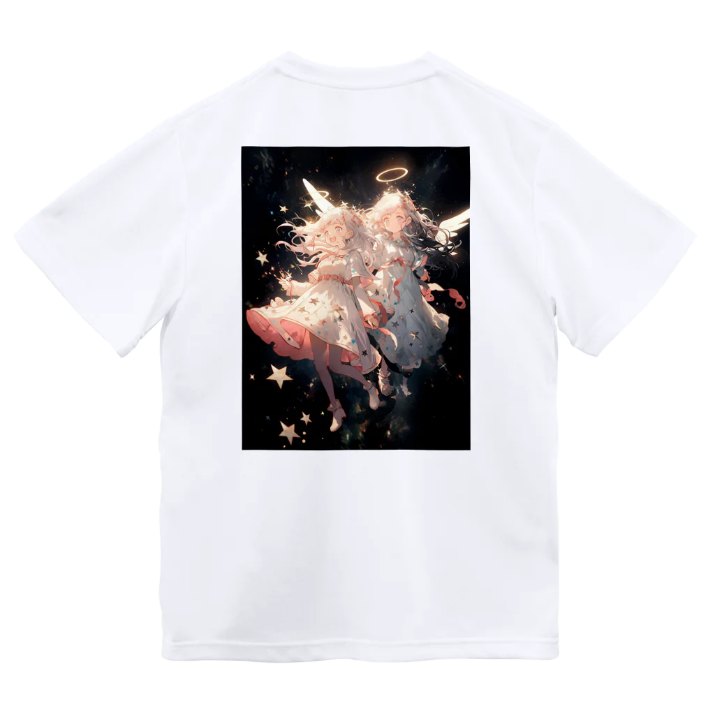 AQUAMETAVERSEのワクワクしながら宇宙の外に旅立つ天使たち アメジスト 2846 Dry T-Shirt