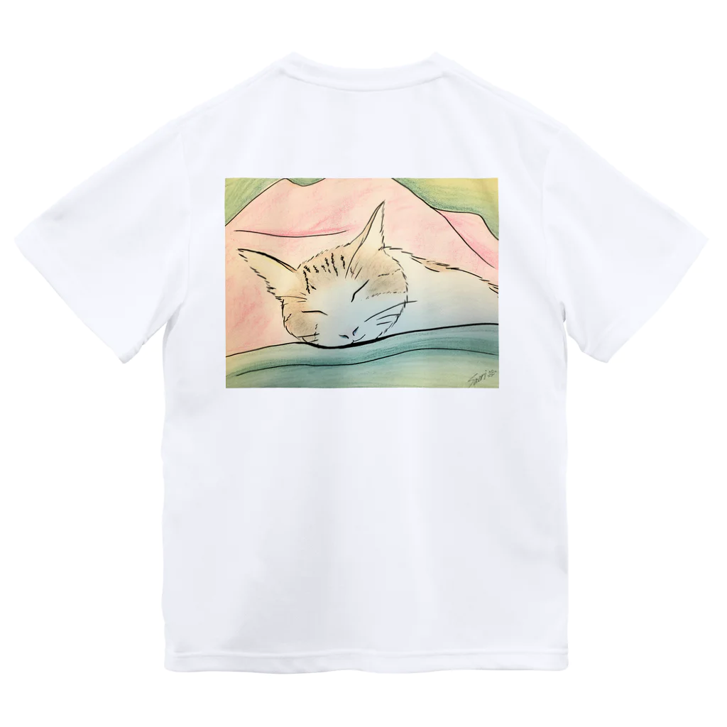 ハンドメイドSaoriのねこ♡寝子 ドライTシャツ