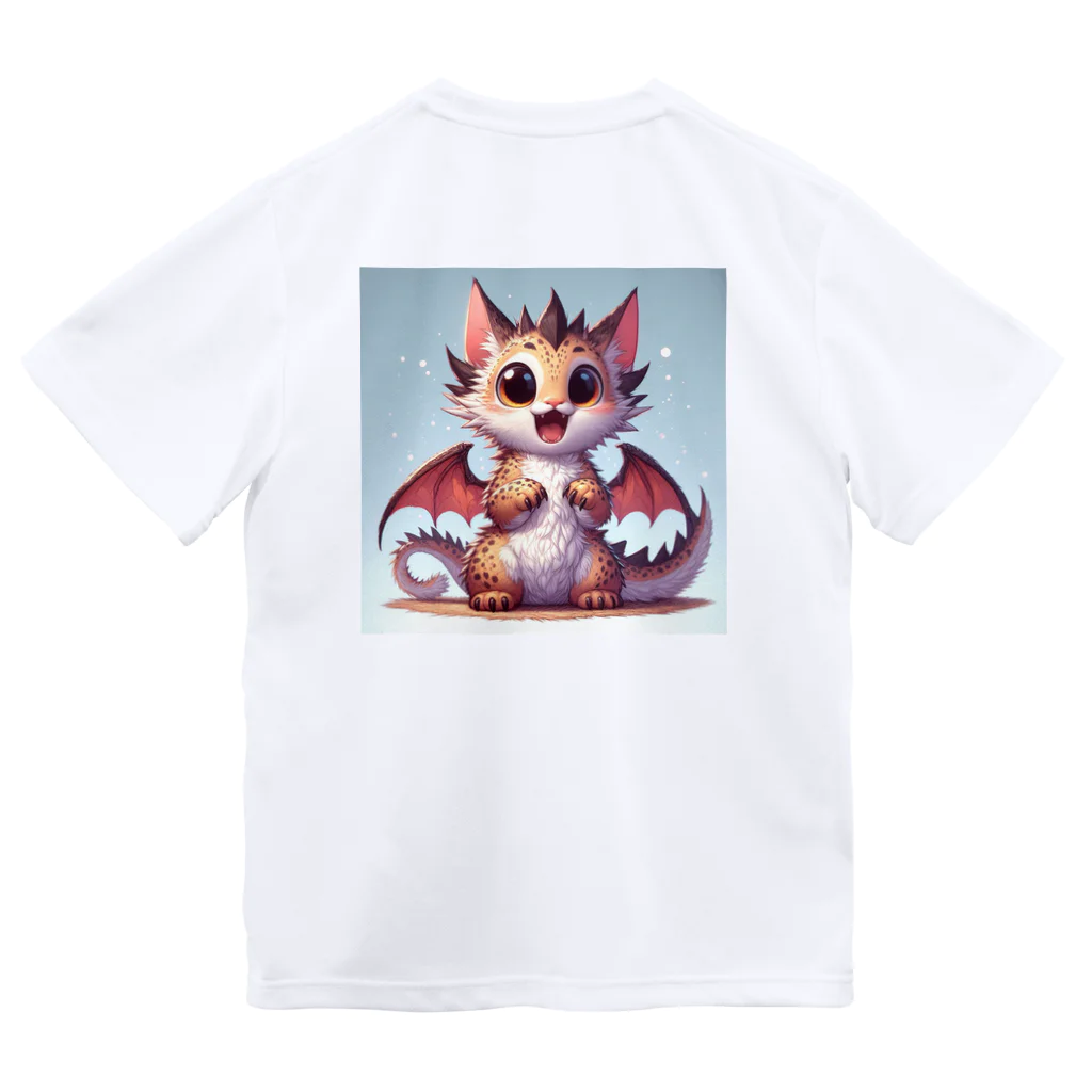 nekodoragonのびっくり！ 猫ドラゴン Dry T-Shirt