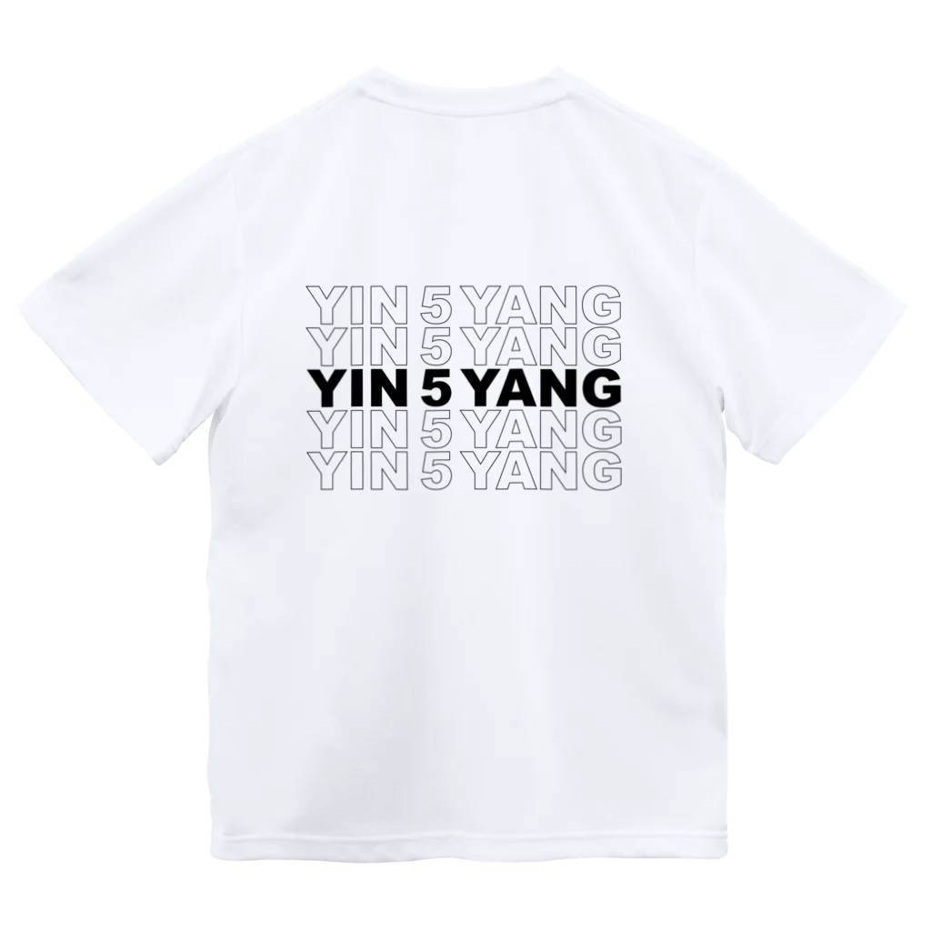02のインヤン5行ロゴ Dry T-Shirt