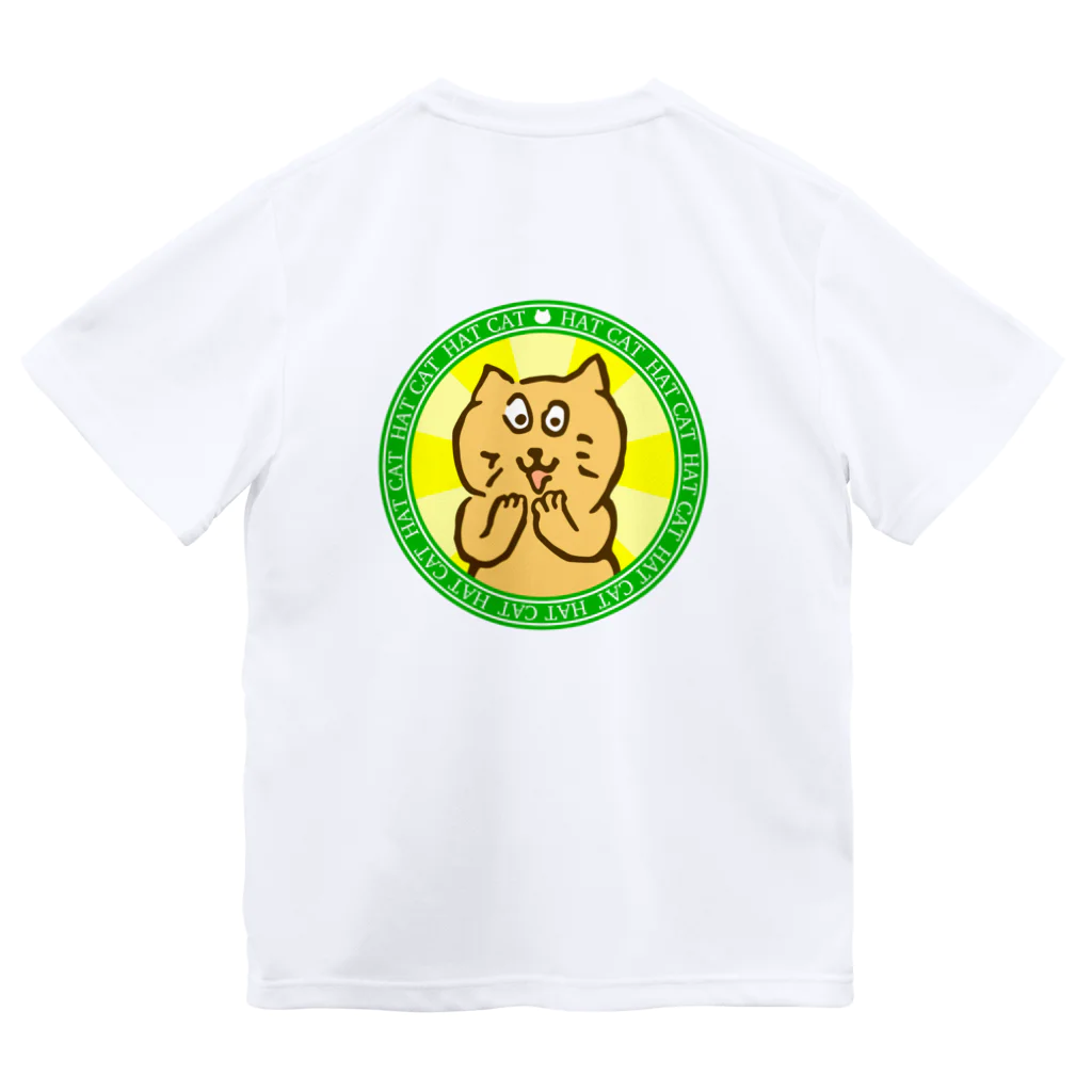 Goodbye, peaceful life.のHAT CAT Dry T-Shirt