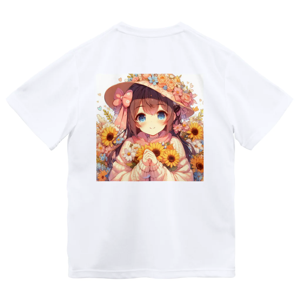 akipoyoのフローラ ちゃん ドライTシャツ