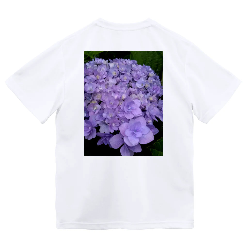 yurisacinの紫陽花（紫） ドライTシャツ