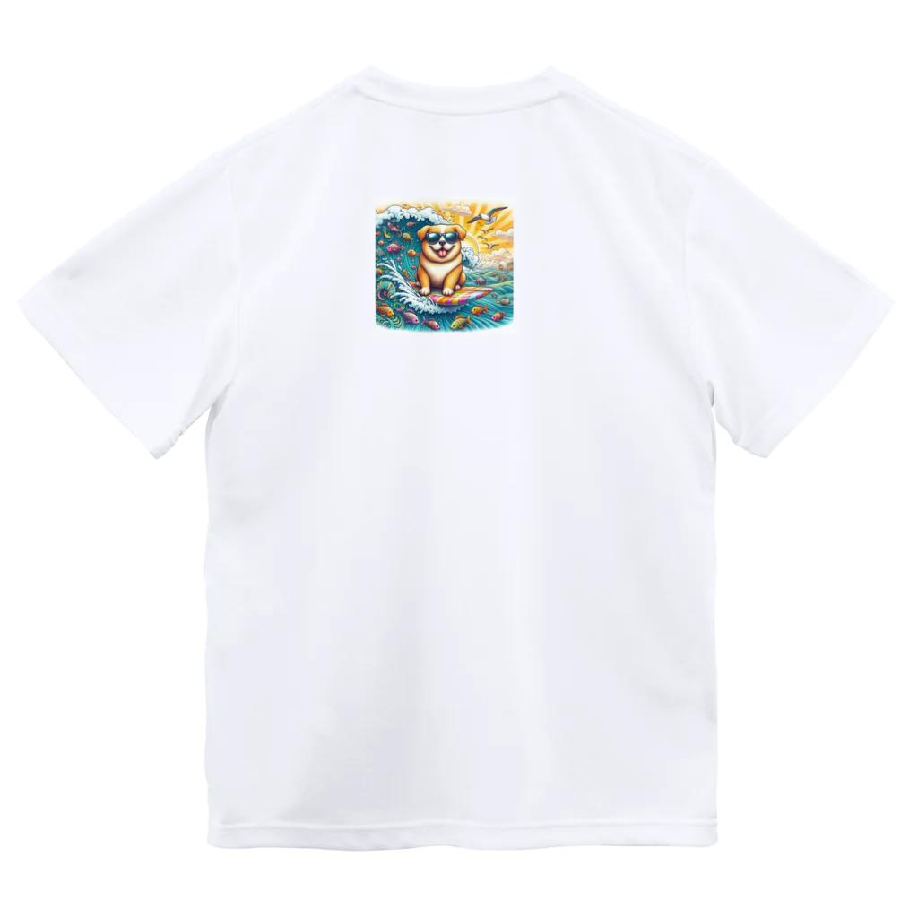 Mizのゆるハウスのサーフィンワンコ Dry T-Shirt