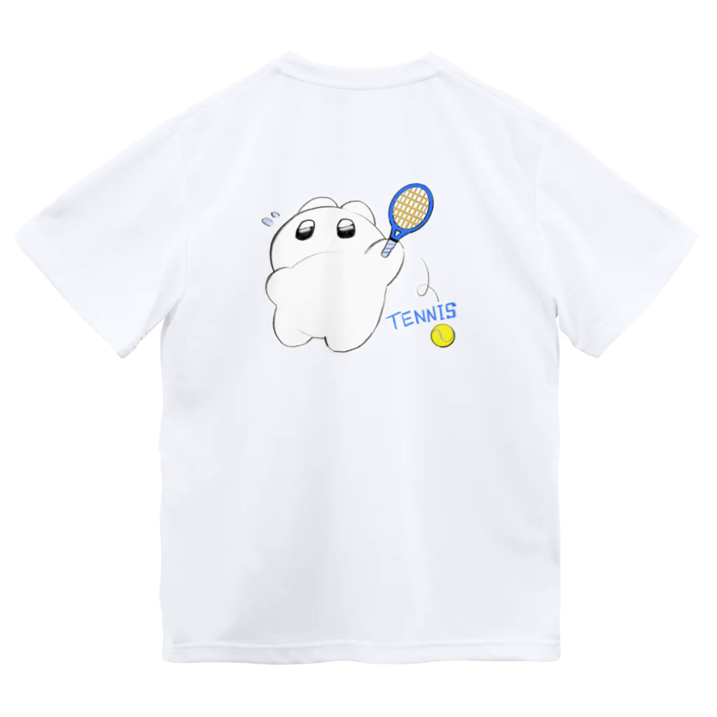 poco屋のできないうさぎ(tennis) ドライTシャツ