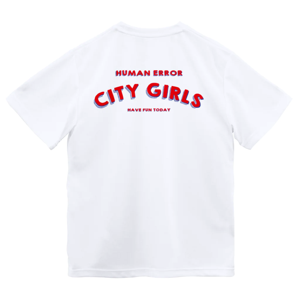  HUMAN ERRORの CITY GIRLS ドライTシャツ