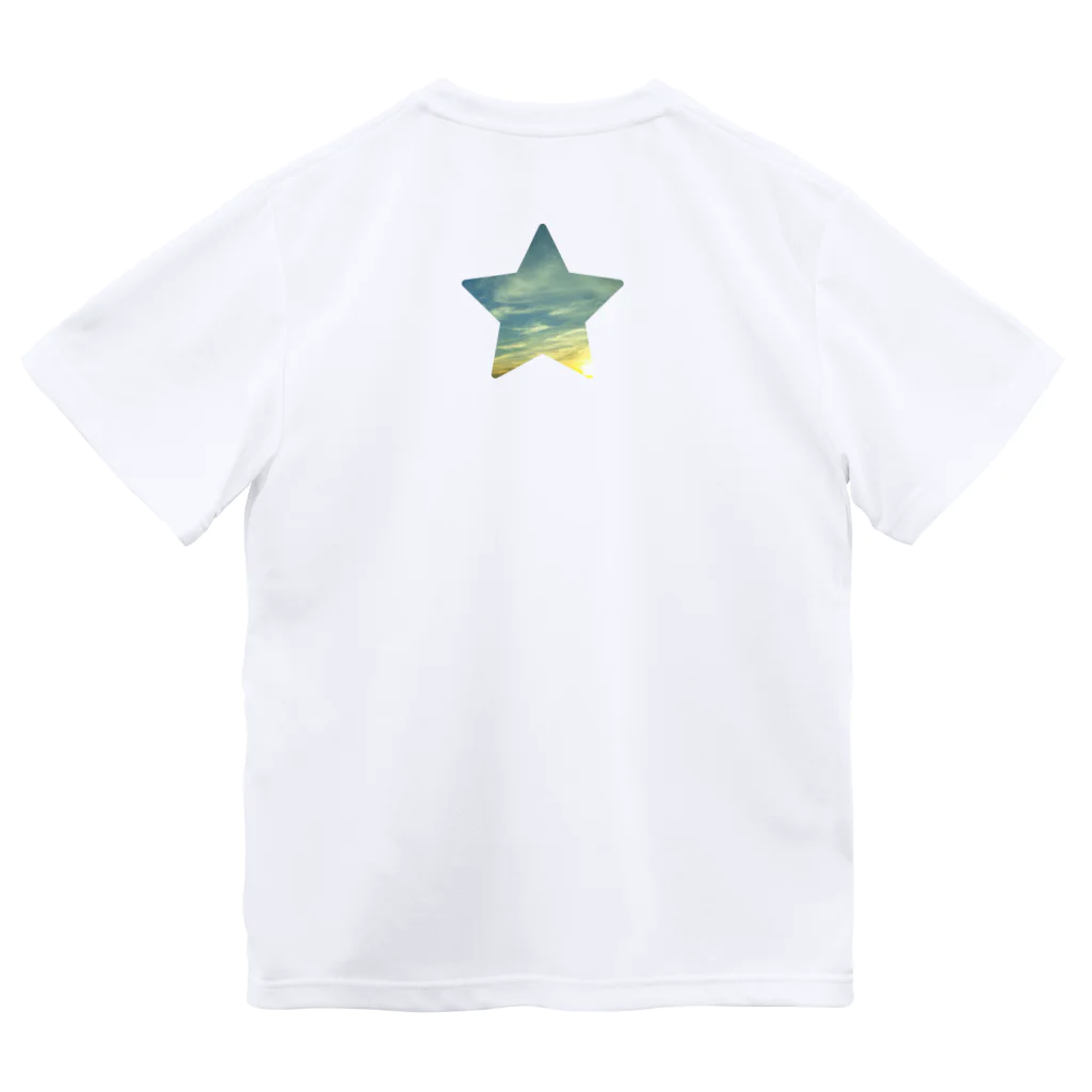 WINDOWの朝の星空 ドライTシャツ