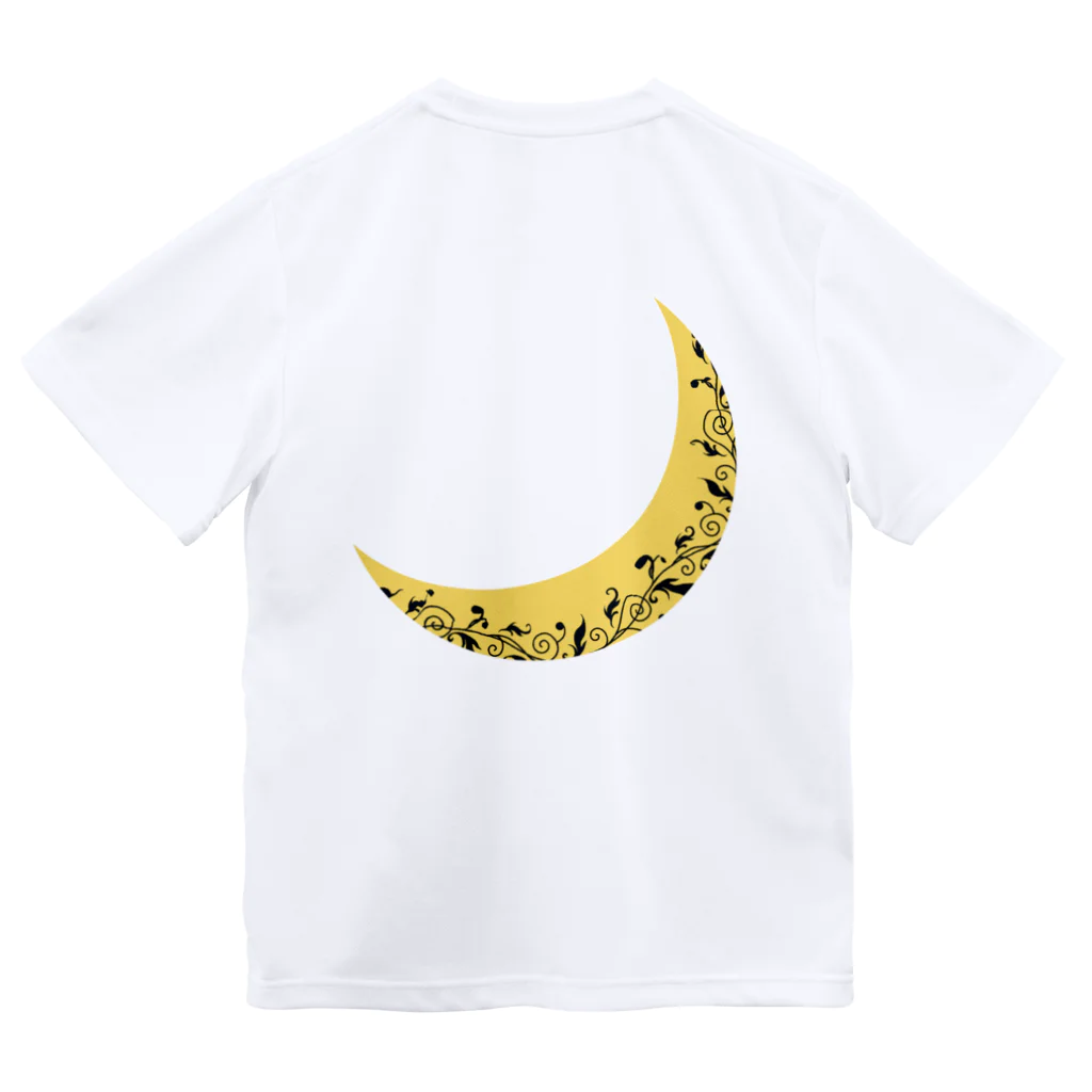 勇気を与えるつきのうた🌝のつきのうたメッセージシャツ ドライTシャツ