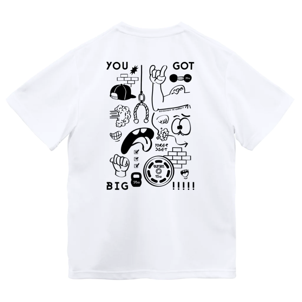 SUPER8のBLA BLA BLA GO WORKOUT TS004 Dry T-Shirt