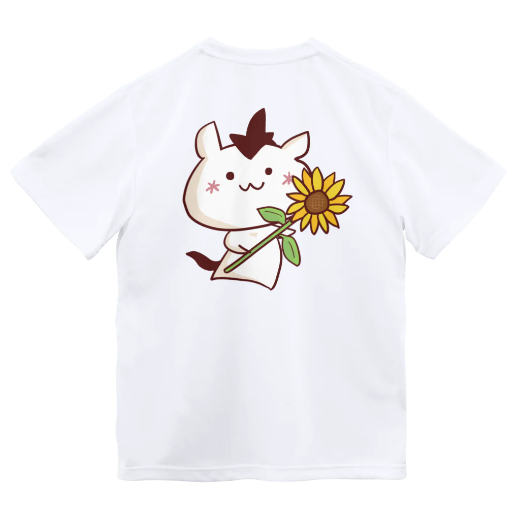 うまあるSHOPの「うまある」でごじゃる！（ロゴ無）背面プリント ドライTシャツ