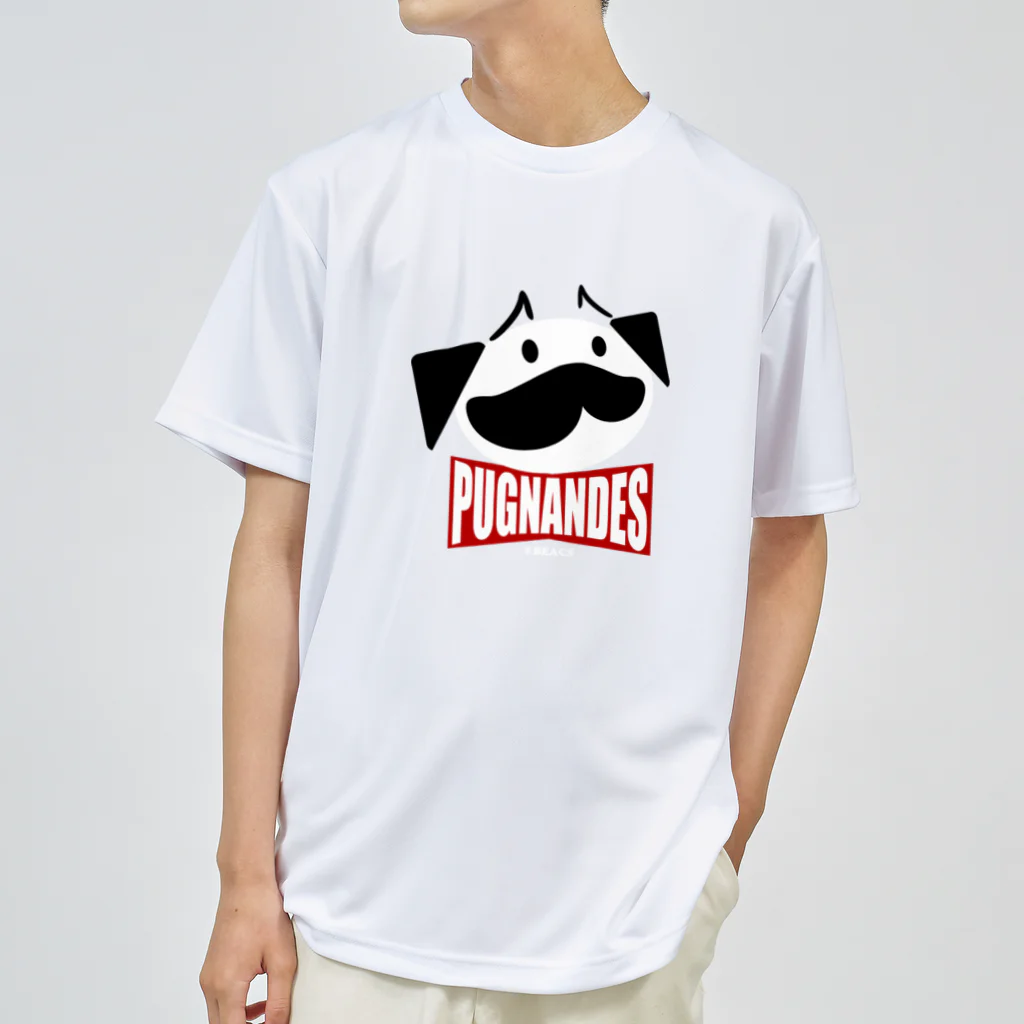 BEACSのPUGNANDES～プリングルズ風パロディ・デザイン～ Dry T-Shirt