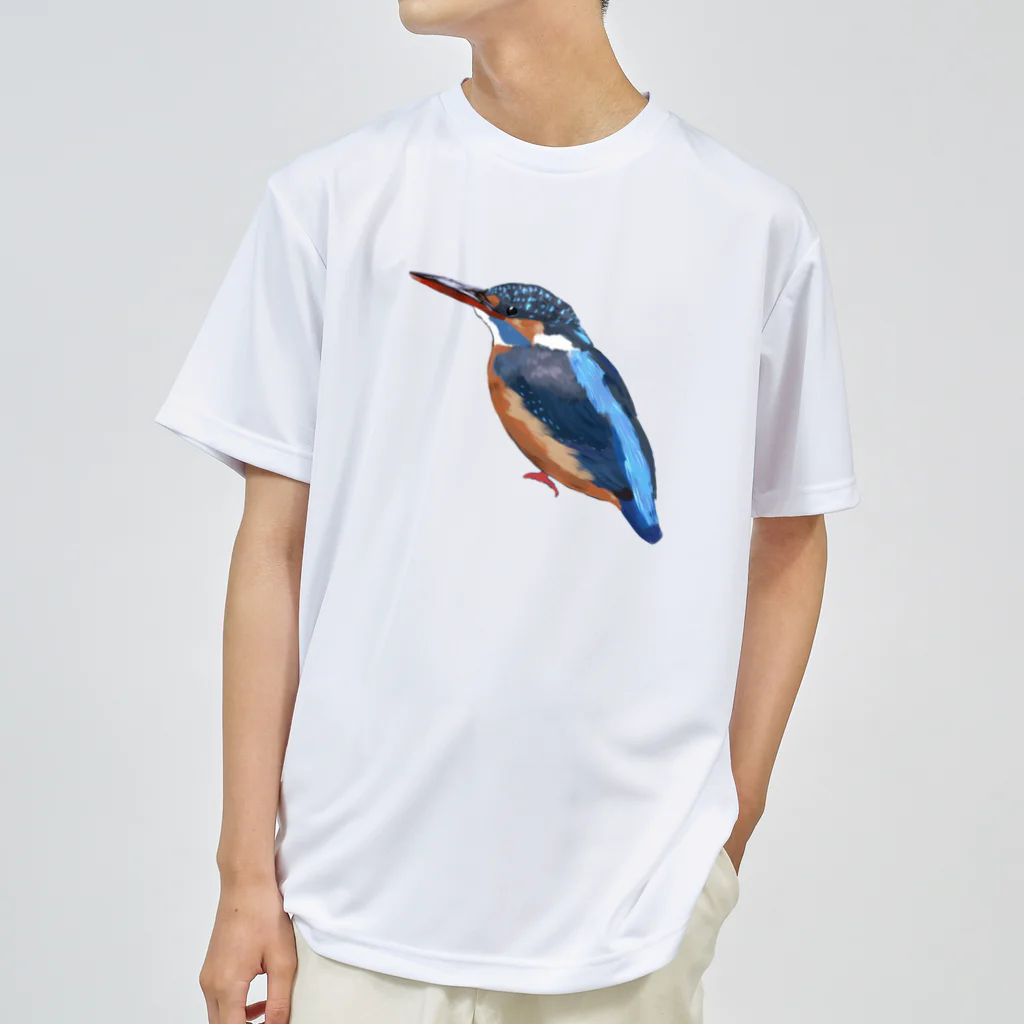 鴨かもですのカワセミ Dry T-Shirt