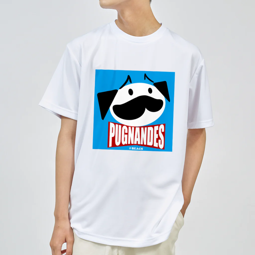 BEACSのPUGNANDES2022‗Blue ドライTシャツ