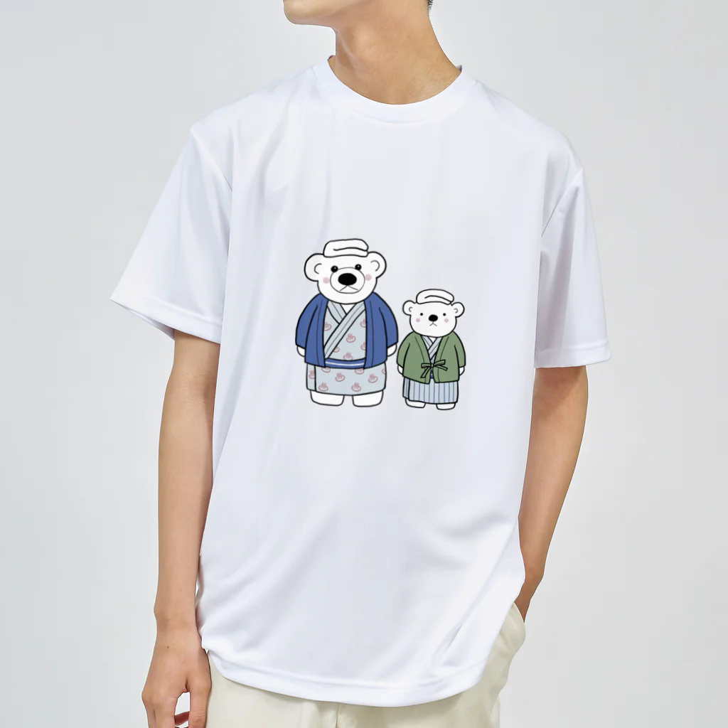 ひなたけ商店のCAPTAIN WHITE BEAR AND JUNIOR 浴衣Tシャツ Dry T-Shirt