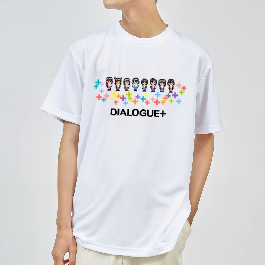 DIALOGUE＋のドットDIALOGUE＋ 箱推しドライTシャツ(白) ドライTシャツ