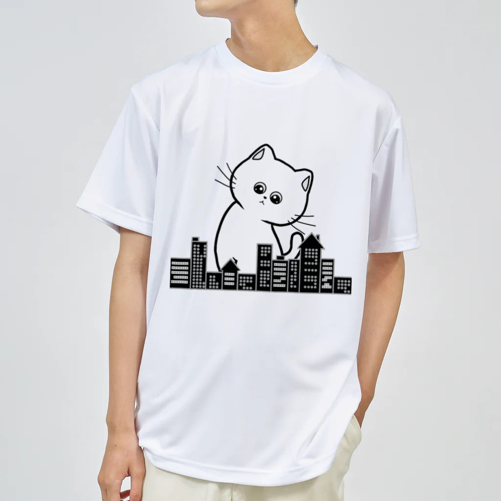 大林ゆこの巨大猫　現る ドライTシャツ