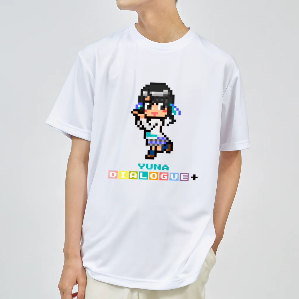 DIALOGUE＋のドットDIALOGUE＋ ゆーな推しドライTシャツ(白) ドライTシャツ