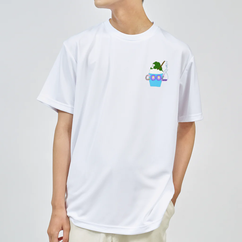 ミーミー⭐︎イニシャルズ/スージーズストアのイニシャルズ⭐︎かき氷COOL宇治抹茶 Dry T-Shirt