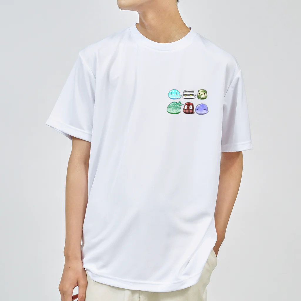 笛冬のガラスラ ドライTシャツ