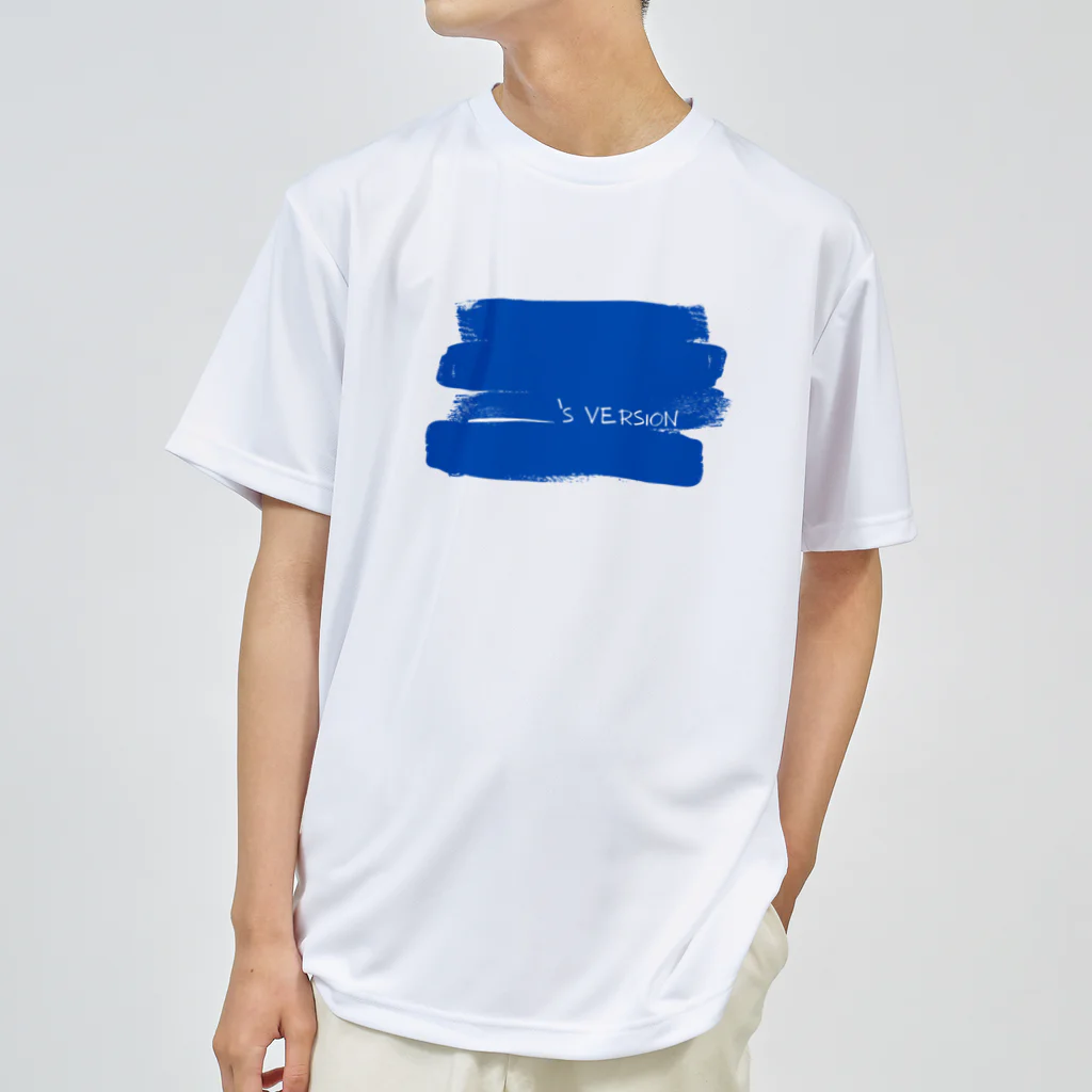 aoi.aoのMy Original Version - colored BLUE ドライTシャツ