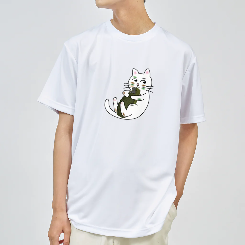 Y.T.S.D.F.Design　自衛隊関連デザインの猫 ドライTシャツ