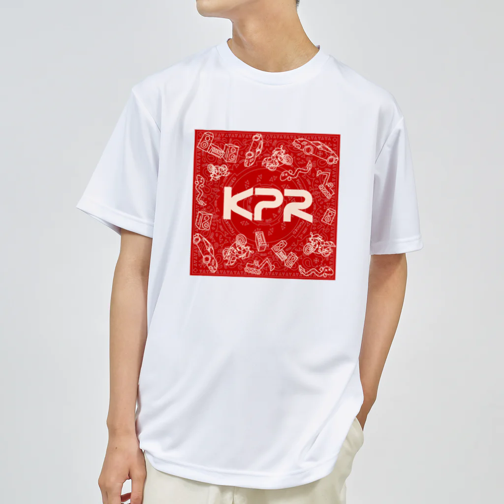 マチガレ(TRC,KPR,タックンモータースグッズショップ)のKPR 全部盛り(レッド) Dry T-Shirt