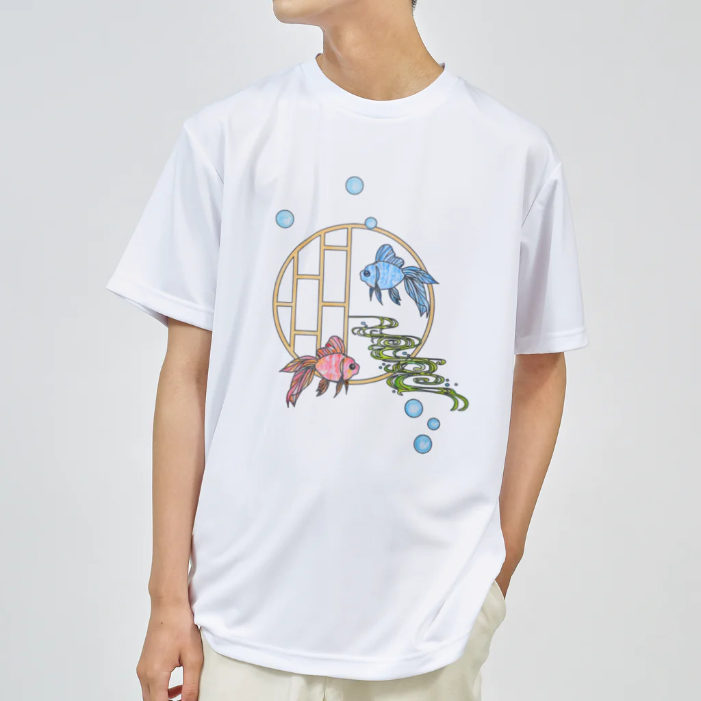 NANASHOPのGoldFish金魚 Dry T-Shirt