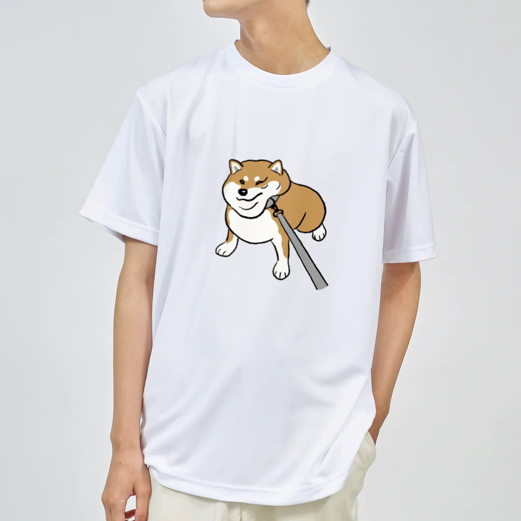 chippokeの帰りたくない柴犬 ドライTシャツ