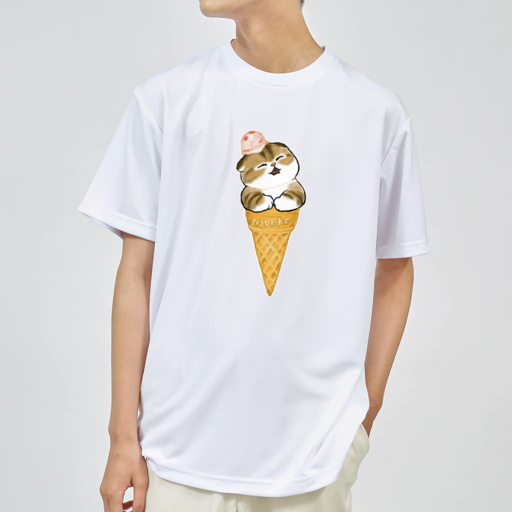 mofusandのアイスにゃん Dry T-Shirt