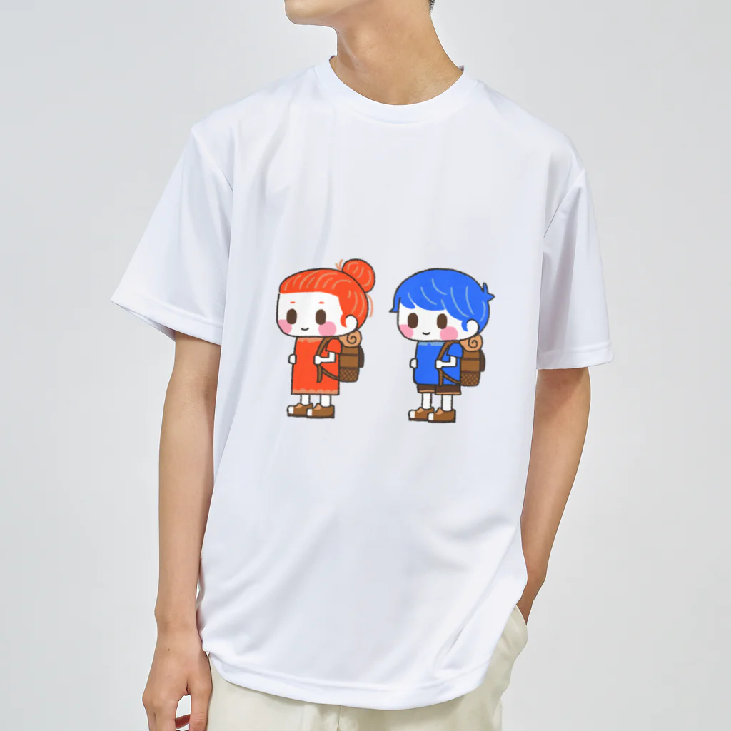 パンデばらんすのSHOPの旅する女の子＆男の子 ドライTシャツ