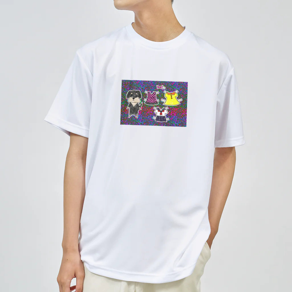 こまとごまの孫の着せ替えチワックス ドライTシャツ