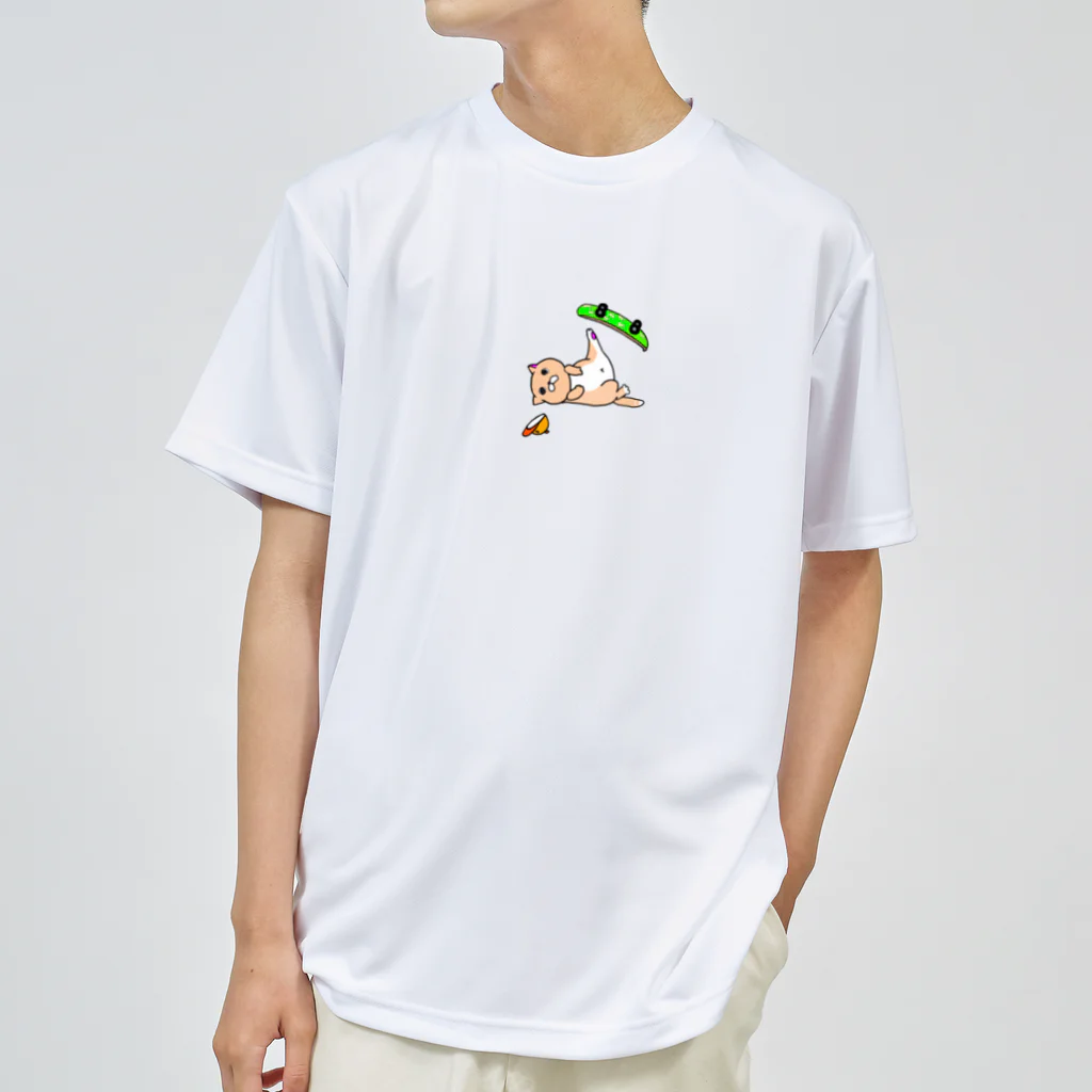 十人十色ちゃんのKitty skateboard スケートボード Dry T-Shirt