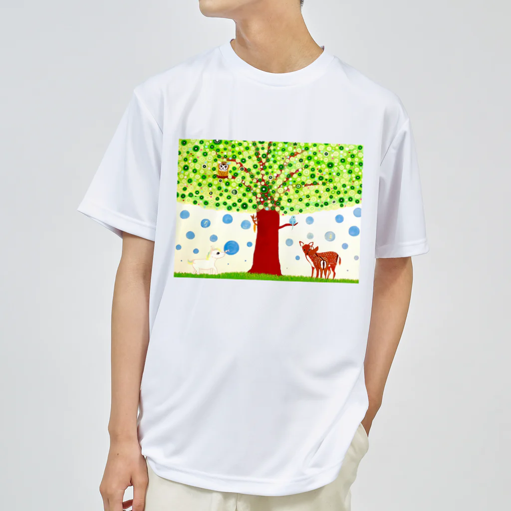 しえ*shopの希望の木　-壁紙用- Dry T-Shirt