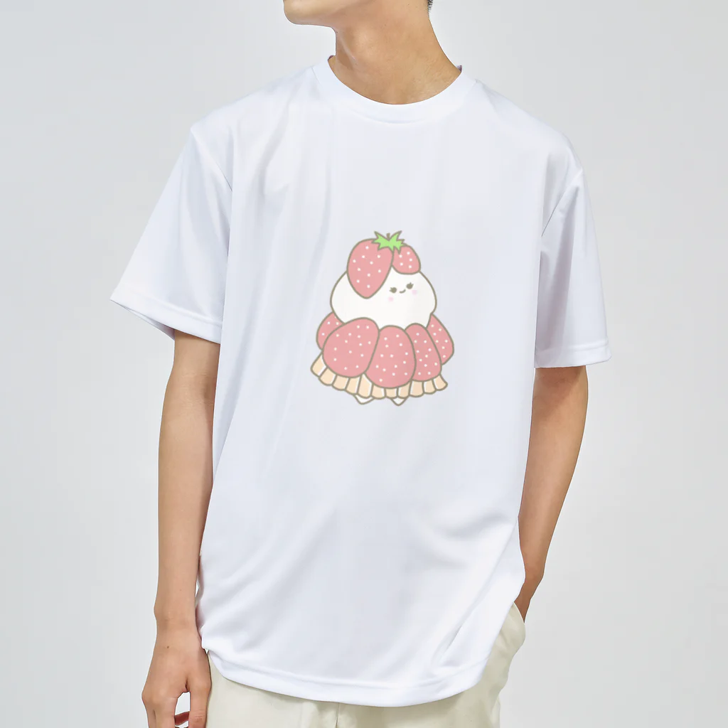 さきまるらんどのいちごタルトのタルトちゃん🍓 ドライTシャツ