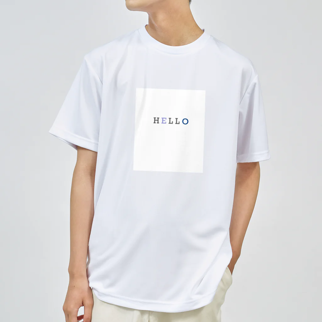 kocho-artのsimple HELLO ドライTシャツ