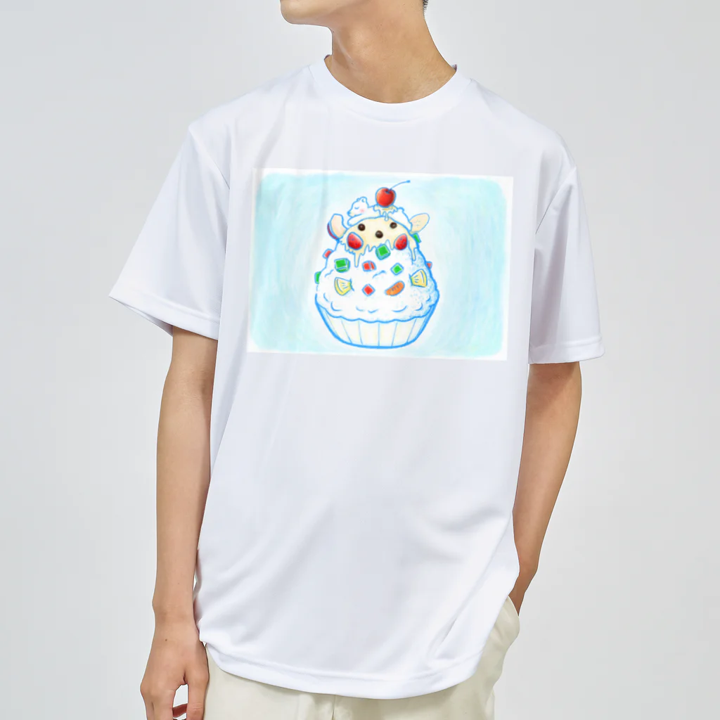 🌈キクチンのおみせやさん🌈のしろくま Dry T-Shirt